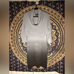 Connected Apparel Gray Knit Dress